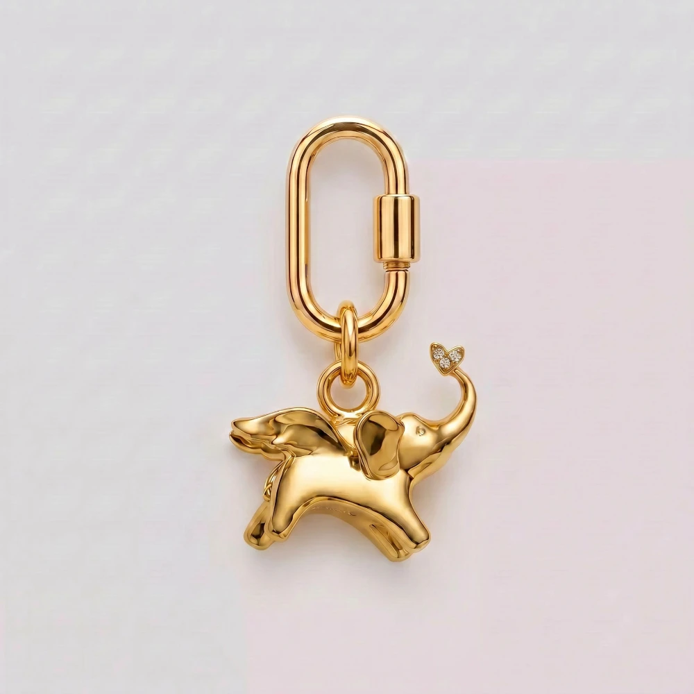 Süße, frische und modische Erdbeerblumen-, Schmetterlings- und Elefanten-DIY-Anhänger für Schmuck und Schlüsselanhänger – Detail 6