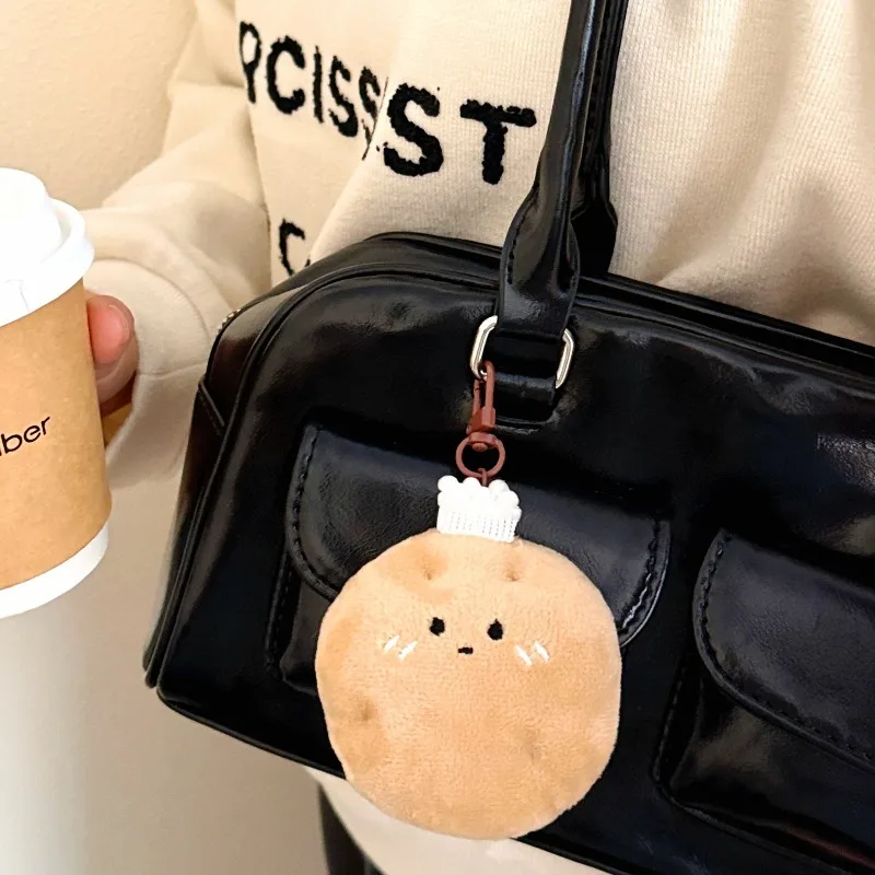 

Креативный плюшевый брелок для куклы с едой и хлебом, картофель, помидор, сахарное покрытие, плюшевый брелок Haws, универсальный рюкзак, декор, кулон, кукла