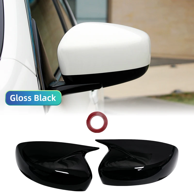 ل إنفينيتي G25 G37 Q40 Q60 2008-2013 سيارة الرؤية الخلفية غطاء مرآة جانبية غطاء الجناح الباب الخارجي مرآة الرؤية الخلفية غطاء الملحقات