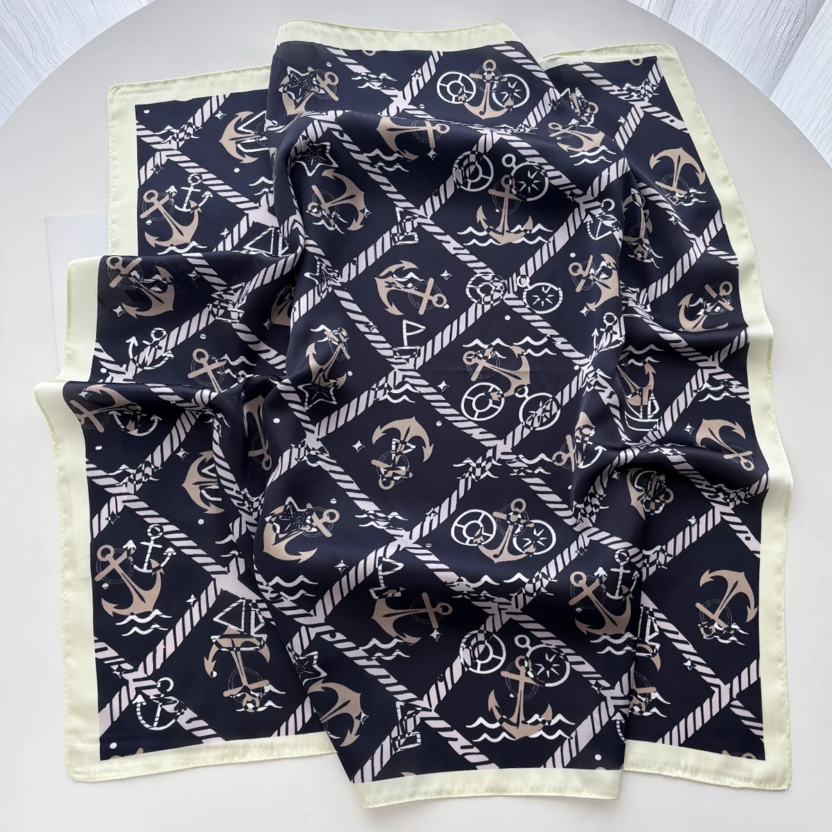Luxury Square Scarf For Women New Bandanas Printed Hijab Elegant Scarves Neckerchief Fashion Beach Shawl Wraps