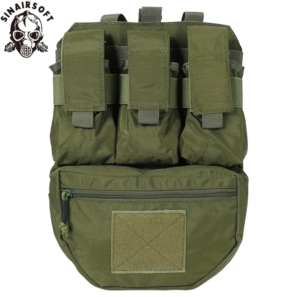 SINAIRSOFT тактическая штурмовая сумка на задней панели MOLLE, сумка для переноски боеприпасов для охоты, страйкбольный жилет, аксессуары для переноски пластины SINAIRSOFT тактическая штурмовая сумка на задней панели MOLLE, сумка для переноски боеприпасов для охоты, страйкбольный жилет, аксессуары для переноски пластины