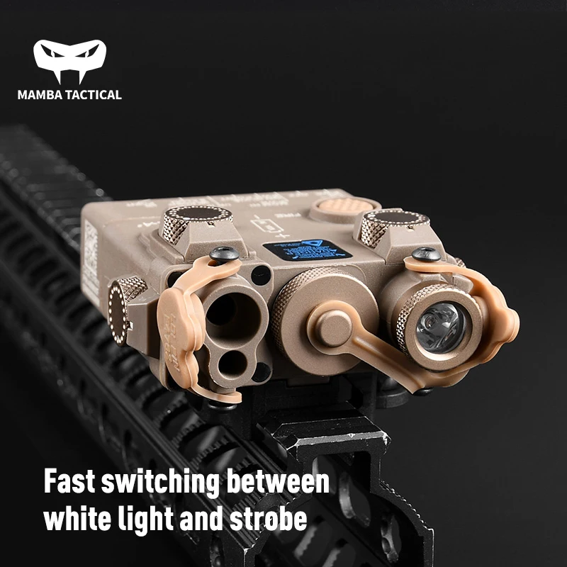 Tactical DBAL-A2 Only White Light Strobe Flashlight Airsoft Weapon Lamp No Laser No IR PEQ 15 CQBL LA-5C NGAL HuntingAccessories