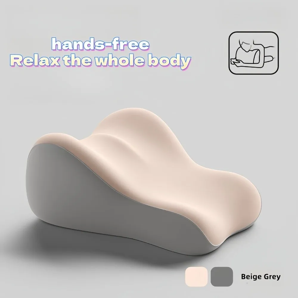 

Non-Slip Relax Cush Pillow Back Support Soft Leg Cushion Pillow Ergonomic Design Bed Wedge Pillow for Rest, Massage, Reading