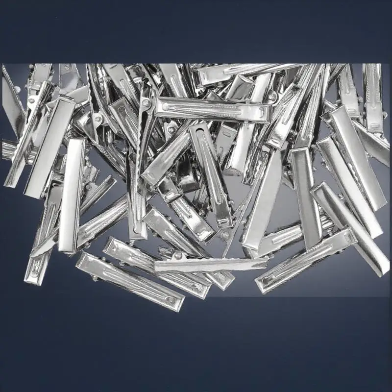 

Набор для укладки волос: 100 шт. заколок-крокодилов 4 см, металлические зажимы-«уточки», плоские заколки-«крокодилы» для женщин и девочек