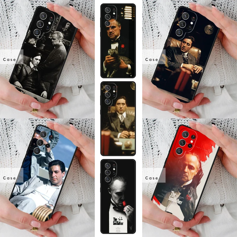 Classic Movie Godfather TPU Phone Case for Samsung Galaxy S26 S25 S24 S23 S22 S21 S20 Note10 Plus FE Ultra Cover
