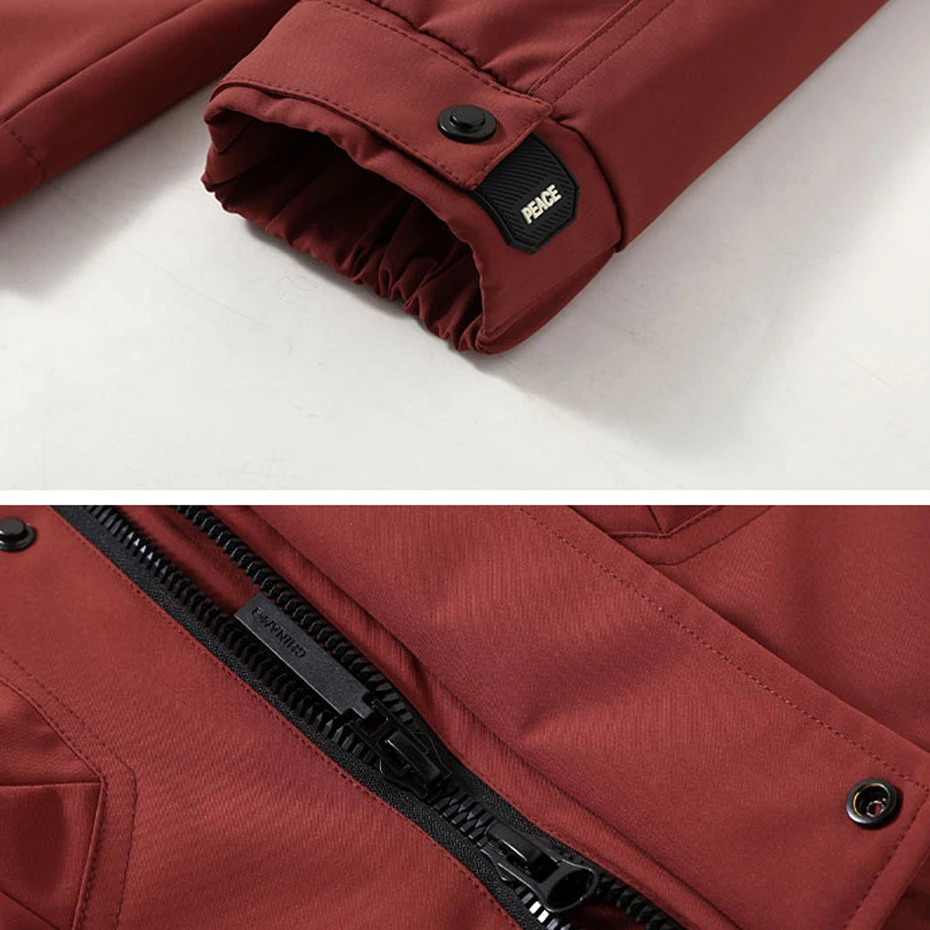 سترة واقية مقاومة للماء للرجال 11XL مقاس كبير سترات للتخييم معطف موضة سترة البضائع الذكور ملابس خارجية كبيرة الحجم في الهواء الطلق #6