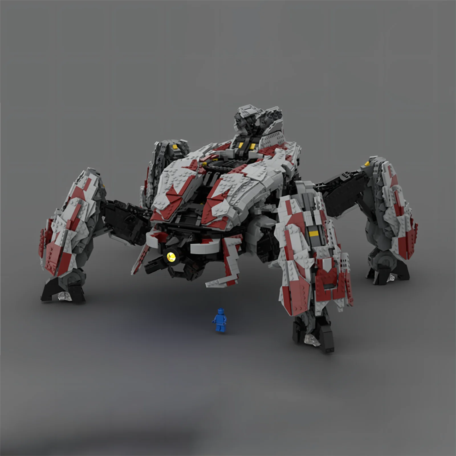 Applicable to MOC105211 mechanical machine halo banished scarab beast mecha boys assembled building block