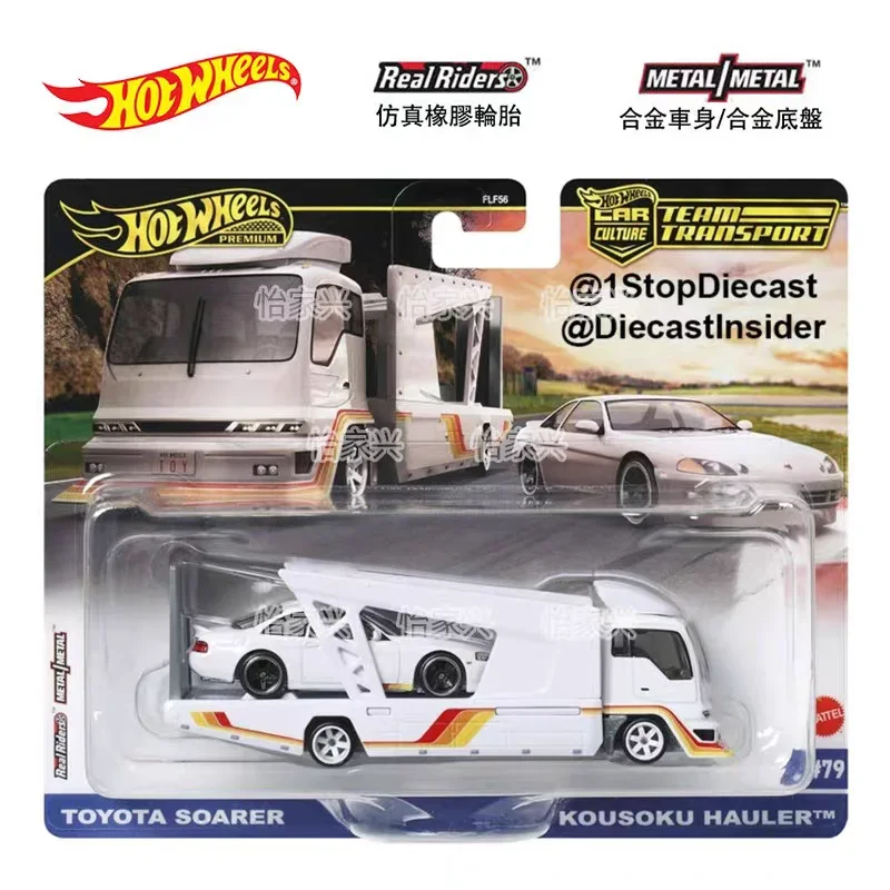 Hot Wheels Legends Tour Team Transport 2025-BMW M3 And Hw Rally Hauler 1:64 Skala Premium Diecast Kolekcjonerski pojazd Zabawka Prezenty