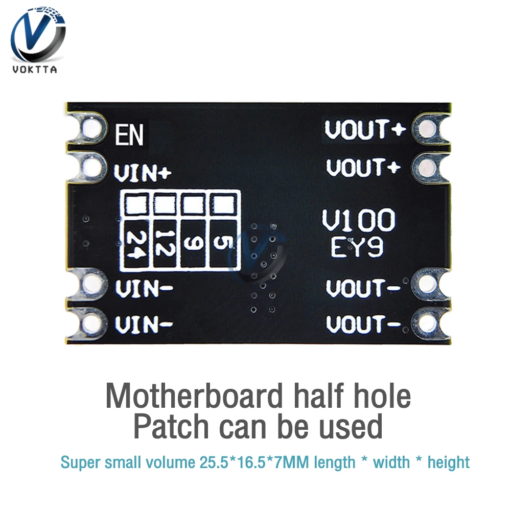 DC-DC Step-down Voltage Regulator Power Module DC-DC 6V 10V 13V 25V 100V to 5V 12V 2A Step-down Power Module Current