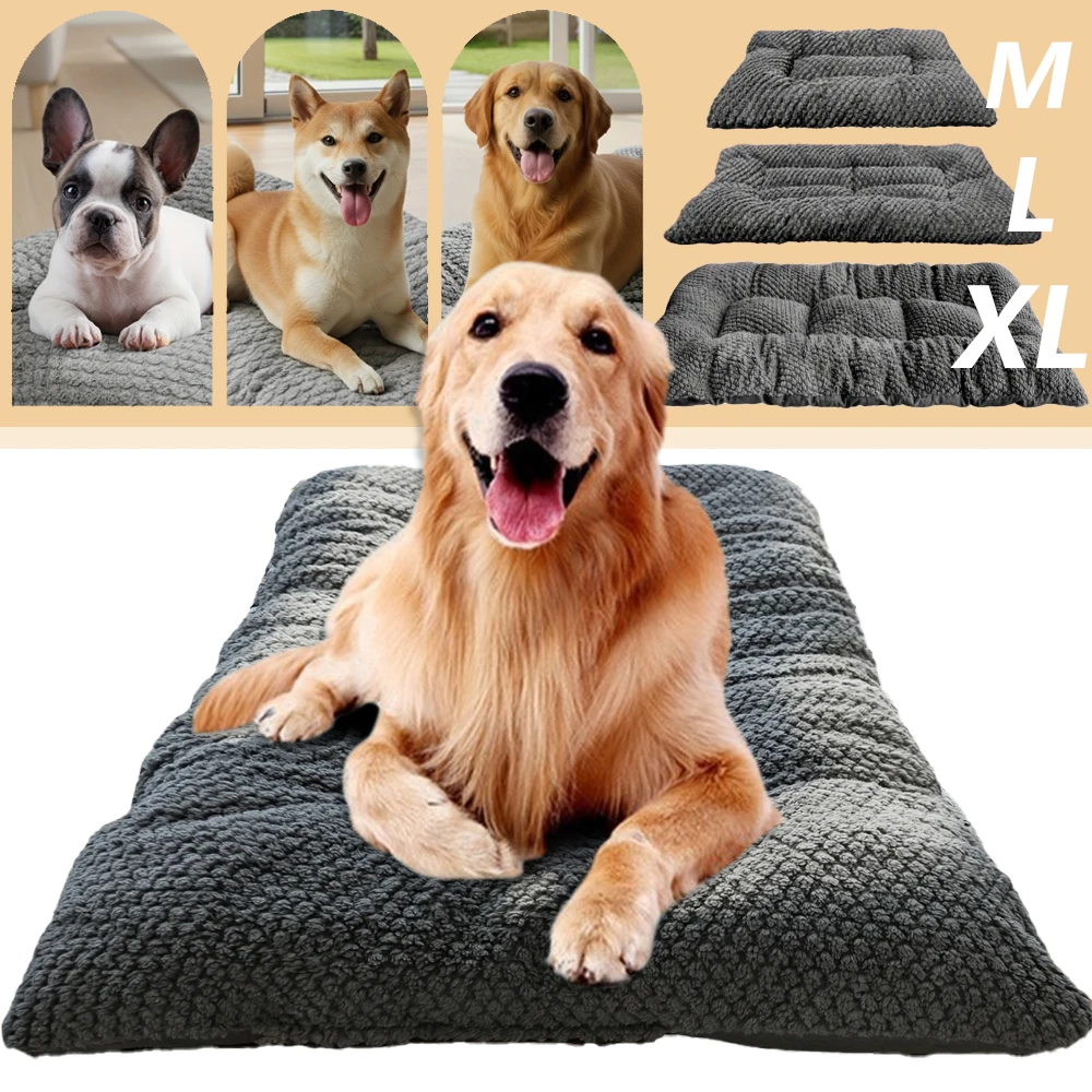 

2026 NEW Winter Warm Pet Bed Sofa Plush Dog Sleeping Mat Soft Pet Mat for Small Medium Large Dogs Detachable Washable Puppy Bed