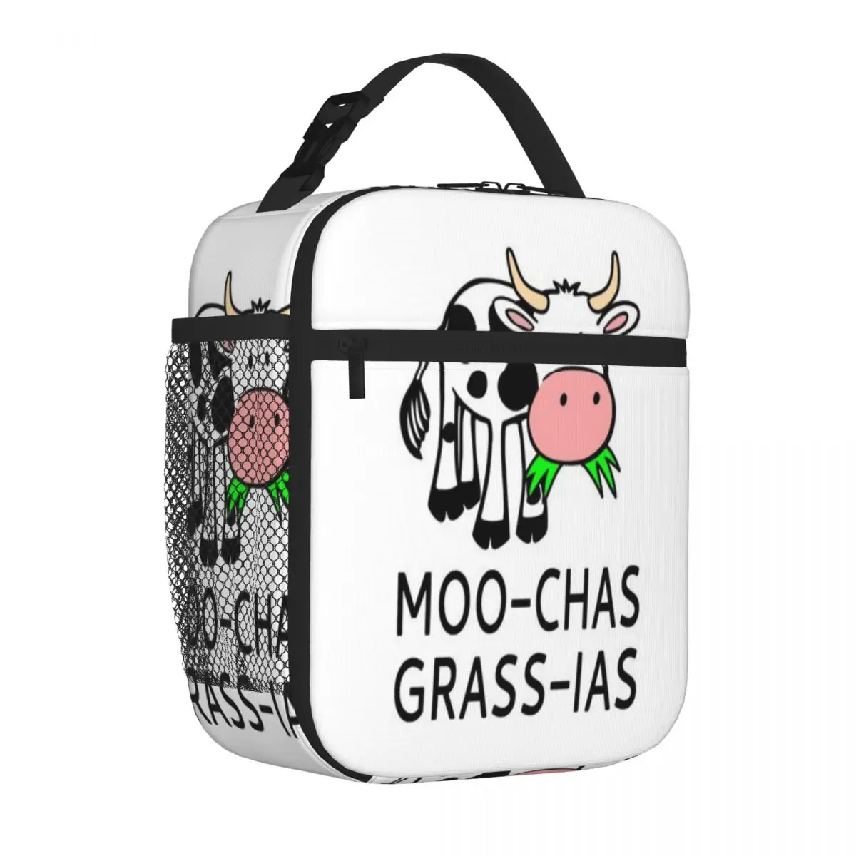 Bestselling Moo-chas Grass-ias (Muchas Gracias) Luxury Lunch Box Bag Day Excursion Work Lunch Bag