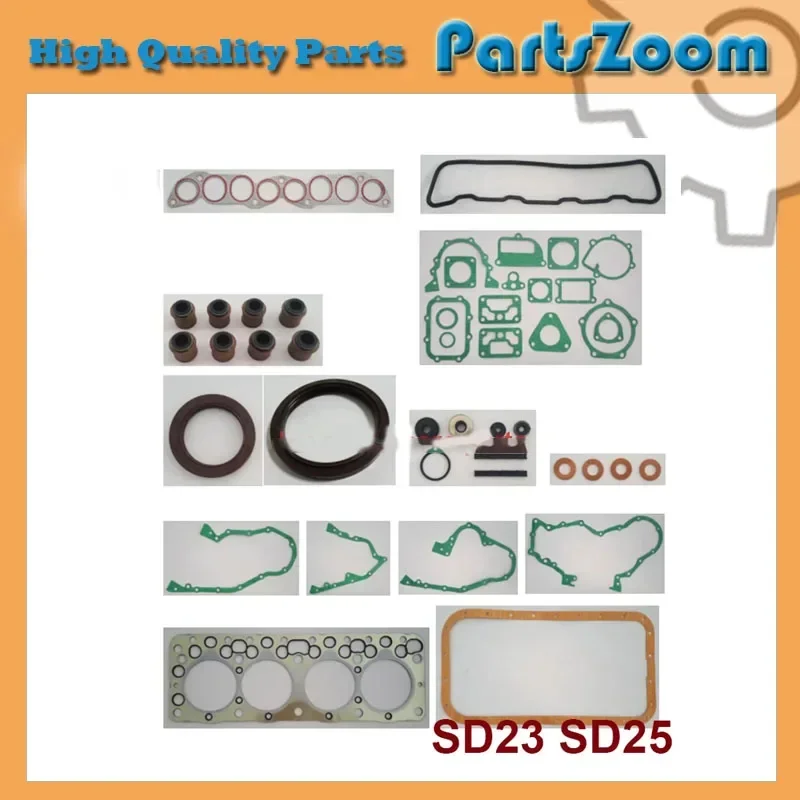 

Overhaul Head Gasket Kit 10101-09W25 for Nissan SD23 2289cc Engine