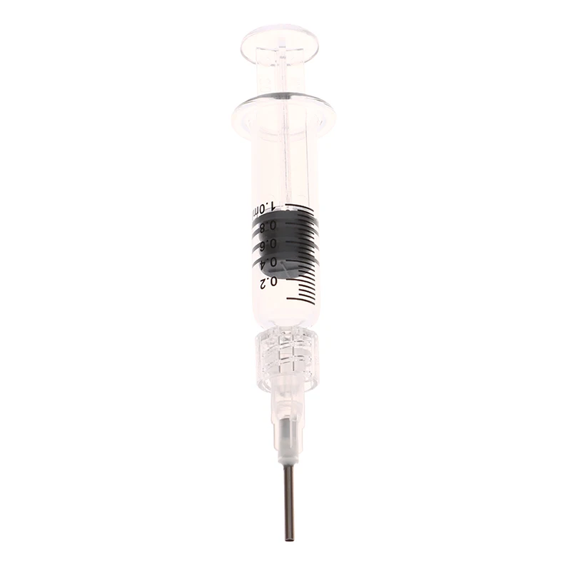 1ml Glass Syringe Borosilicate Glass Prefillable Syringe Optional Capacity Heat-resistant Reusable Borosilicate Glass