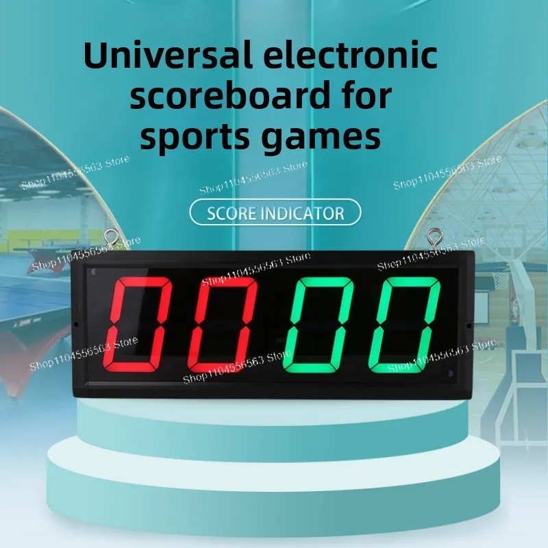 Remote Control Digital Score Keeper, Portable Electronic Scoreboard for Billiard, Tennis, Pickleball and Ball Games