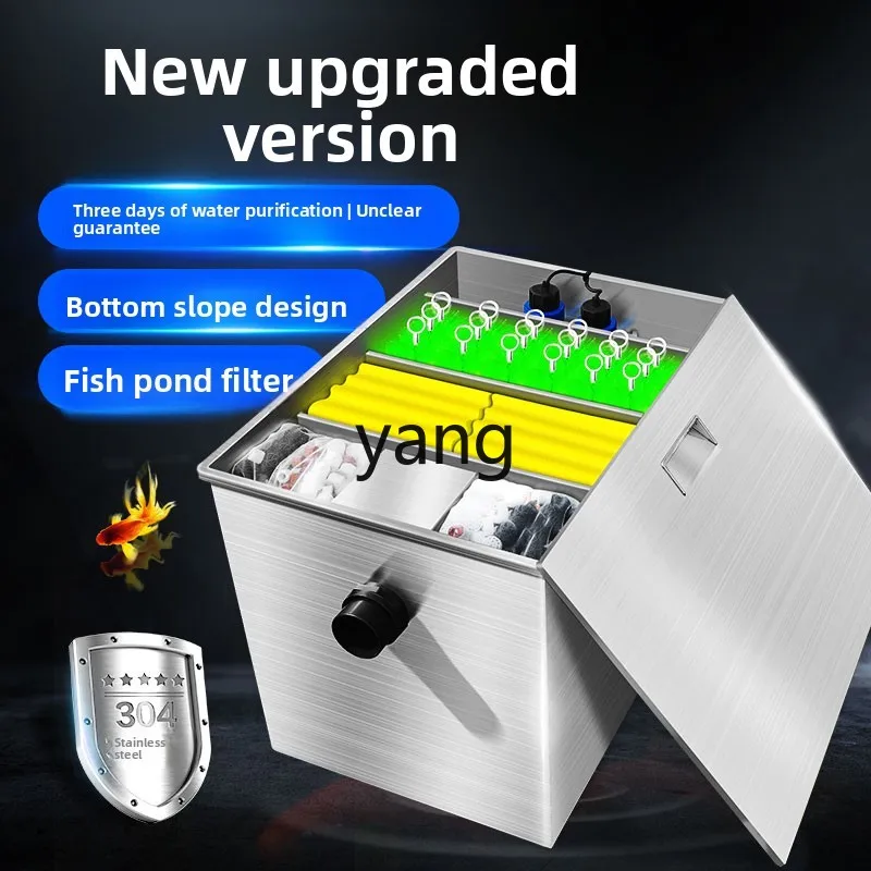 LTT filter water circulation system water purification equipment large koi pond circulation pump