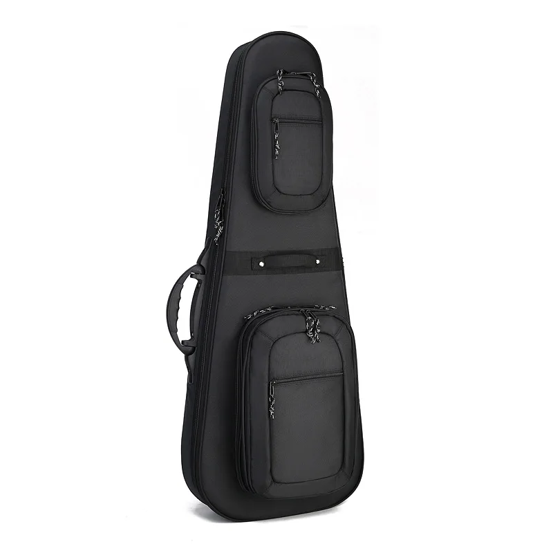 

Electric guitar, bag thickened shockproof electric, bass bass bag hollow plate backpack.