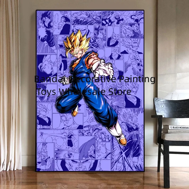 Pintura de lienzo de Anime para paredes, decoración de Goku de siete Dragon Ball, impresiones modulares, póster para dormitorio de niños, imagen para el hogar, regalos