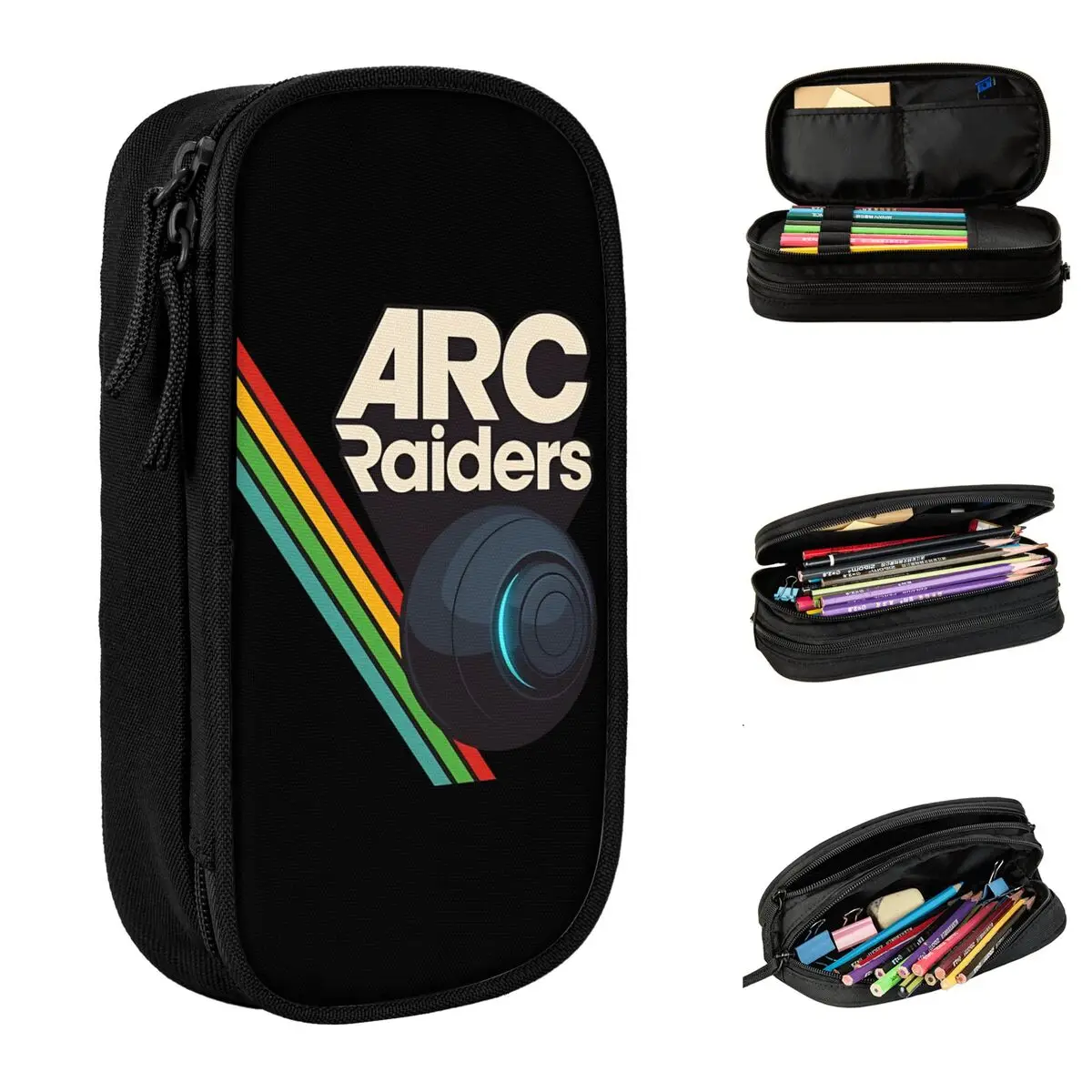 

ARC Raiders индивидуальный пенал с логотипом Fireball, милая сумка для ручек, большие школьные принадлежности для девочек и мальчиков, косметические пеналы