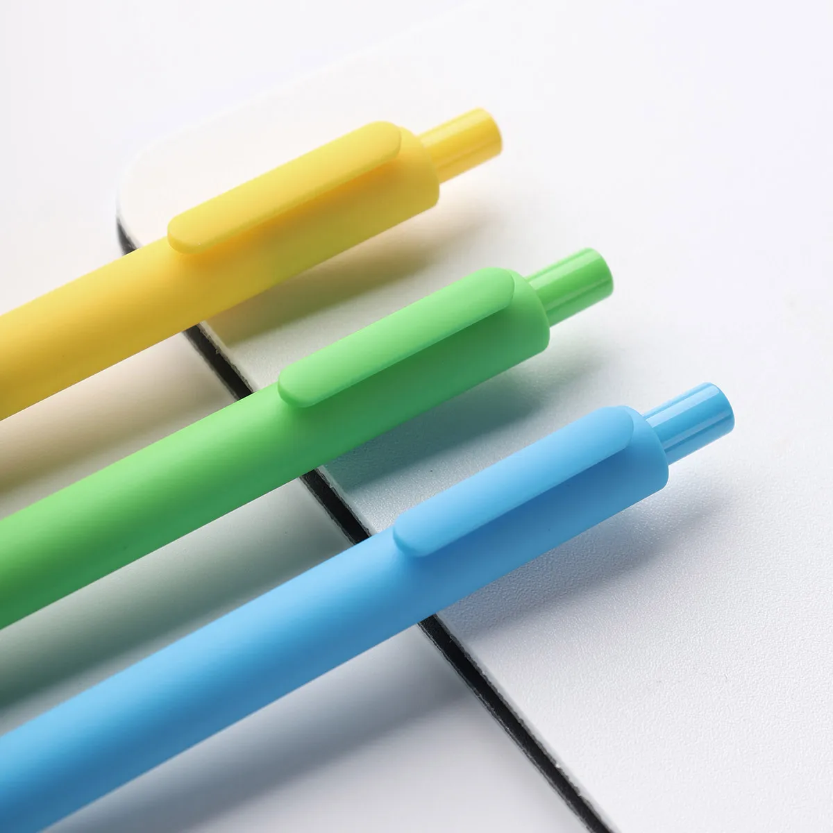 PURE Colored Gel Pens 0.5mm 10 Pieces Set Black Ink Fine Point Comfort Grip Quick Drying School Office Supplies Stationery