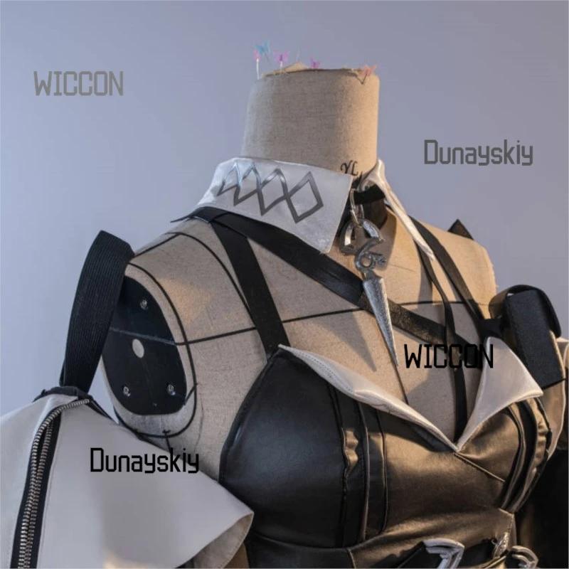 Arknights Endfield Laevatain Surtr Flame Sword Cosplay Costume Battle Damaged Surtr Style Anime Corset Outfit Sexy HalloweenCos