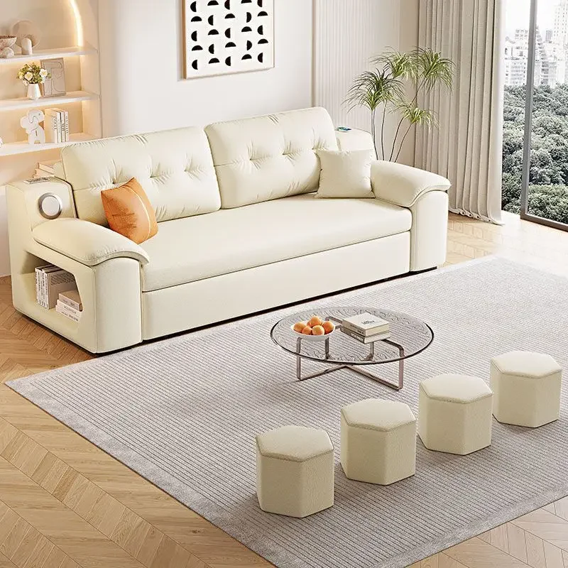 

Multi functional sofa bed, foldable dual-purpose storage, small unit living room, detachable and washable, single or