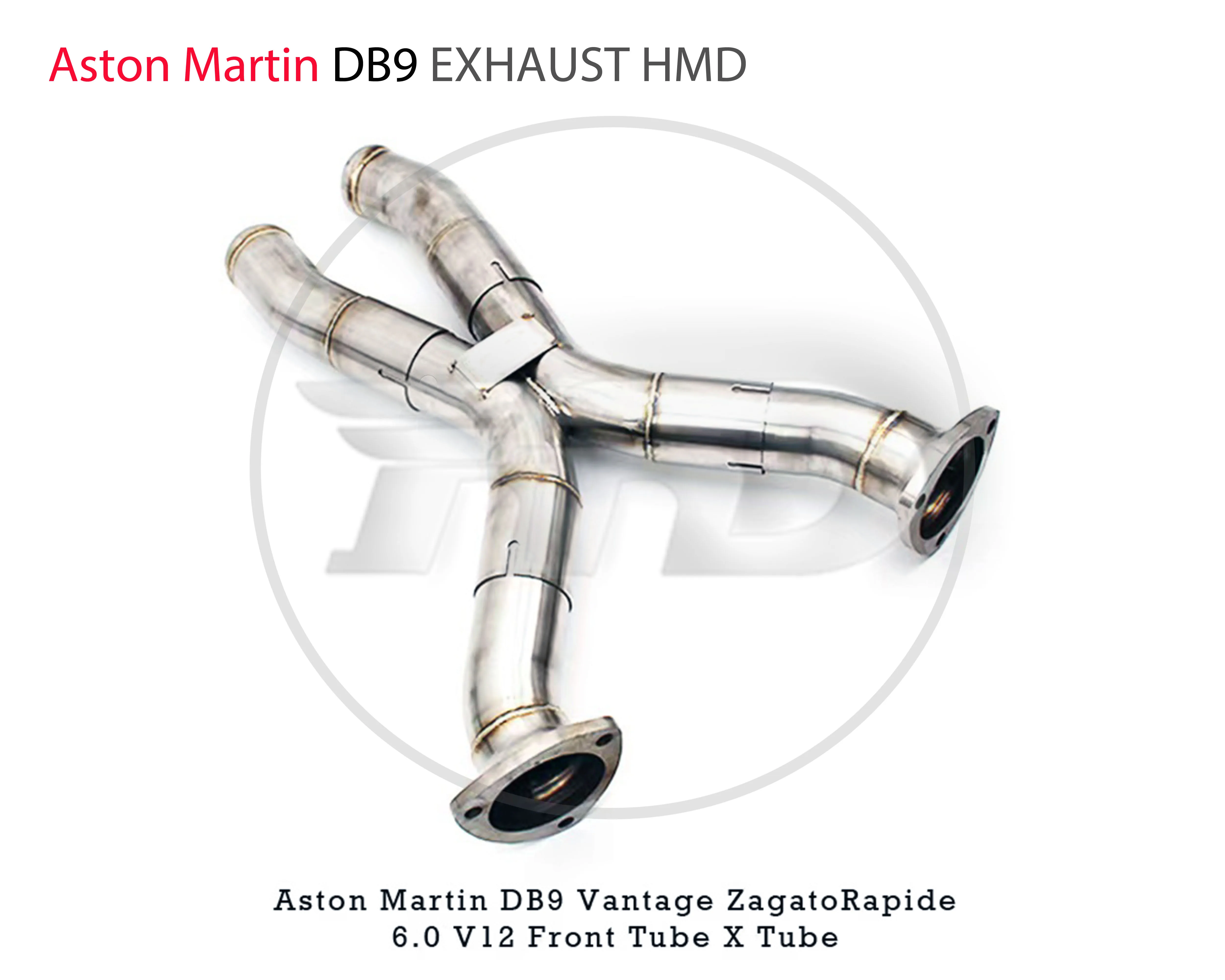 HMD Middle Pipe for Aston Martin DB9 V12 6.0L Exhaust System Stainless Steel Performance  Car Accessories