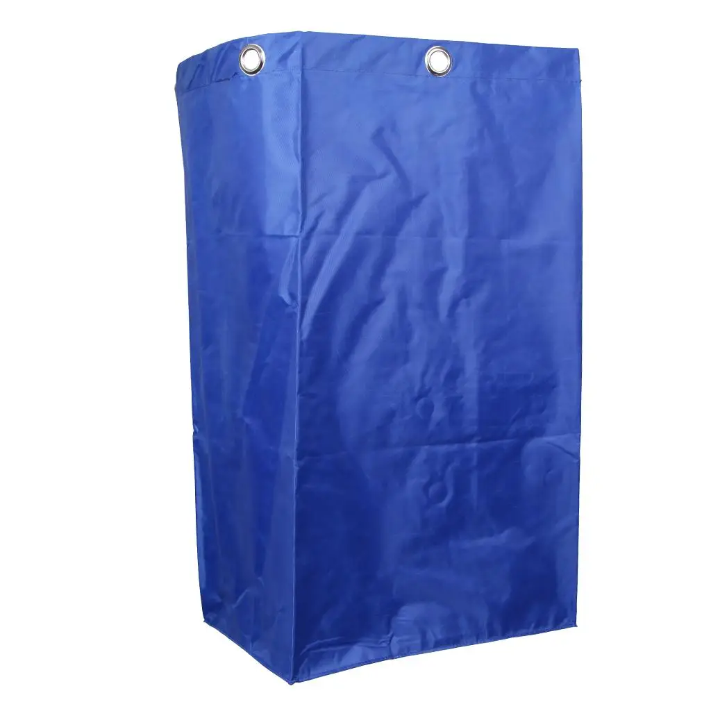 Heavy Duty Cleaning Cart Bag Large Capacity Oxford Cloth for Janitorial Cleaning Tool Housekeeping Cart