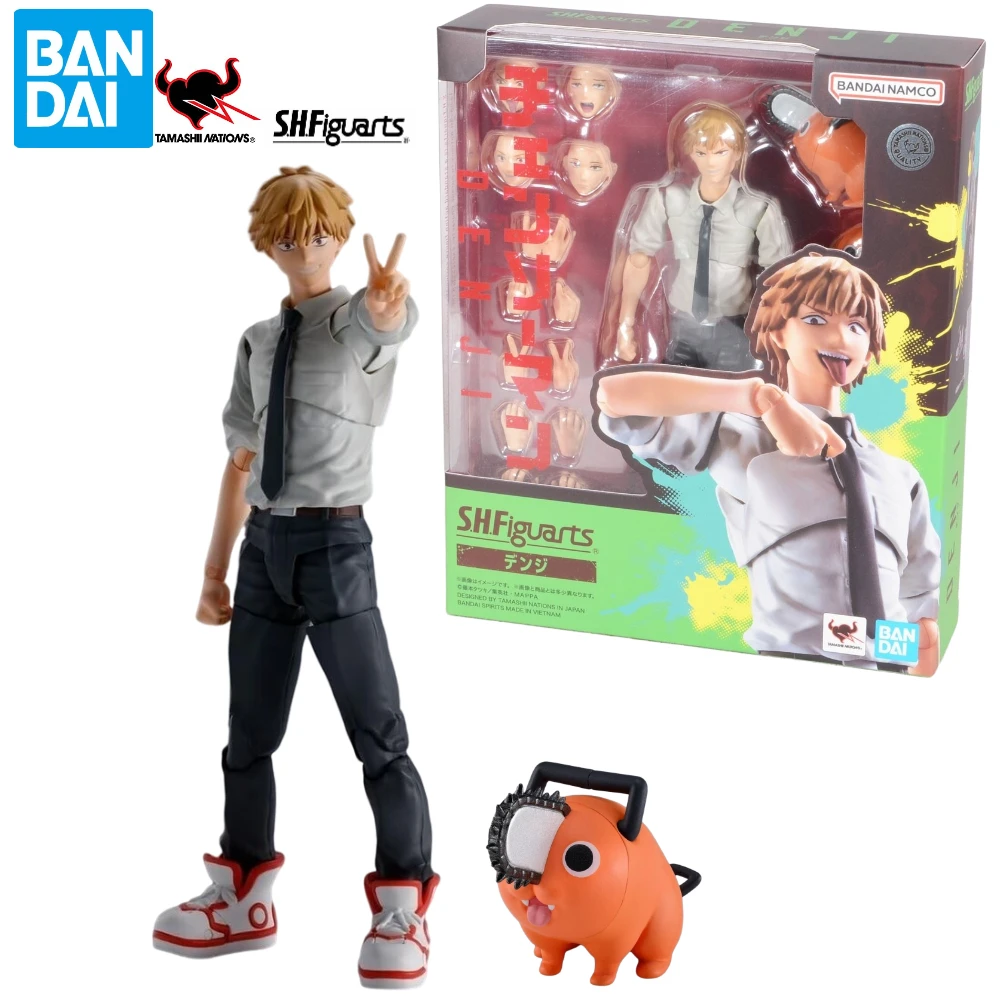 In Stock Bandai S.H.Figuarts SHF Denji Chainsaw Man Action Figure Collectible Toy Gift