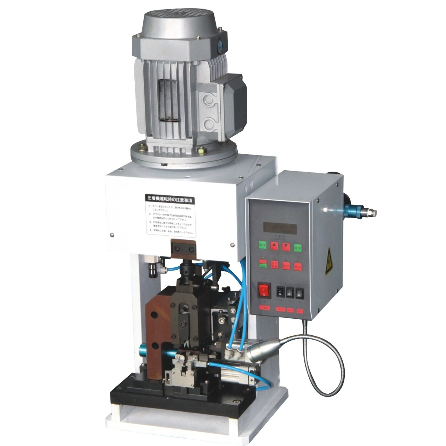 Terminal machine Semi-automatic peeling and end machine Multi-core wire harness pressing machine Automatic peeling