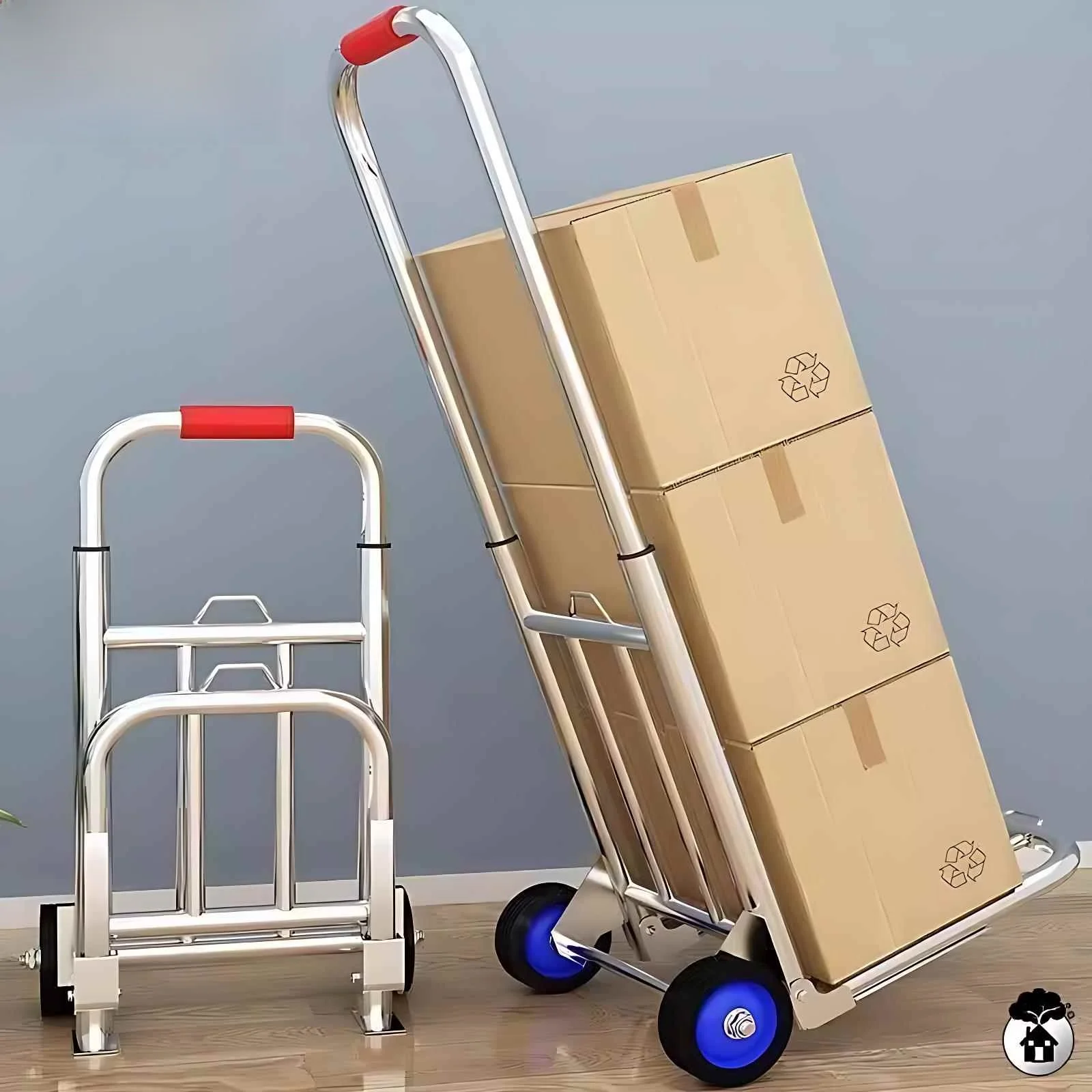 portable-stainl-steel-four-wheel-swivel-wheel-op-cart-vegetable-bung-lage-hand-pulled-ature-cargo-car