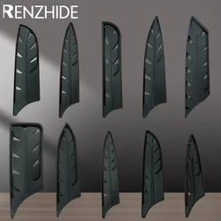 Kitchen Knife Sheath Black Plastic Knives Covers Blade Protector Edge Guards Case Cooking Chef Santoku Slicing Knife Accessories