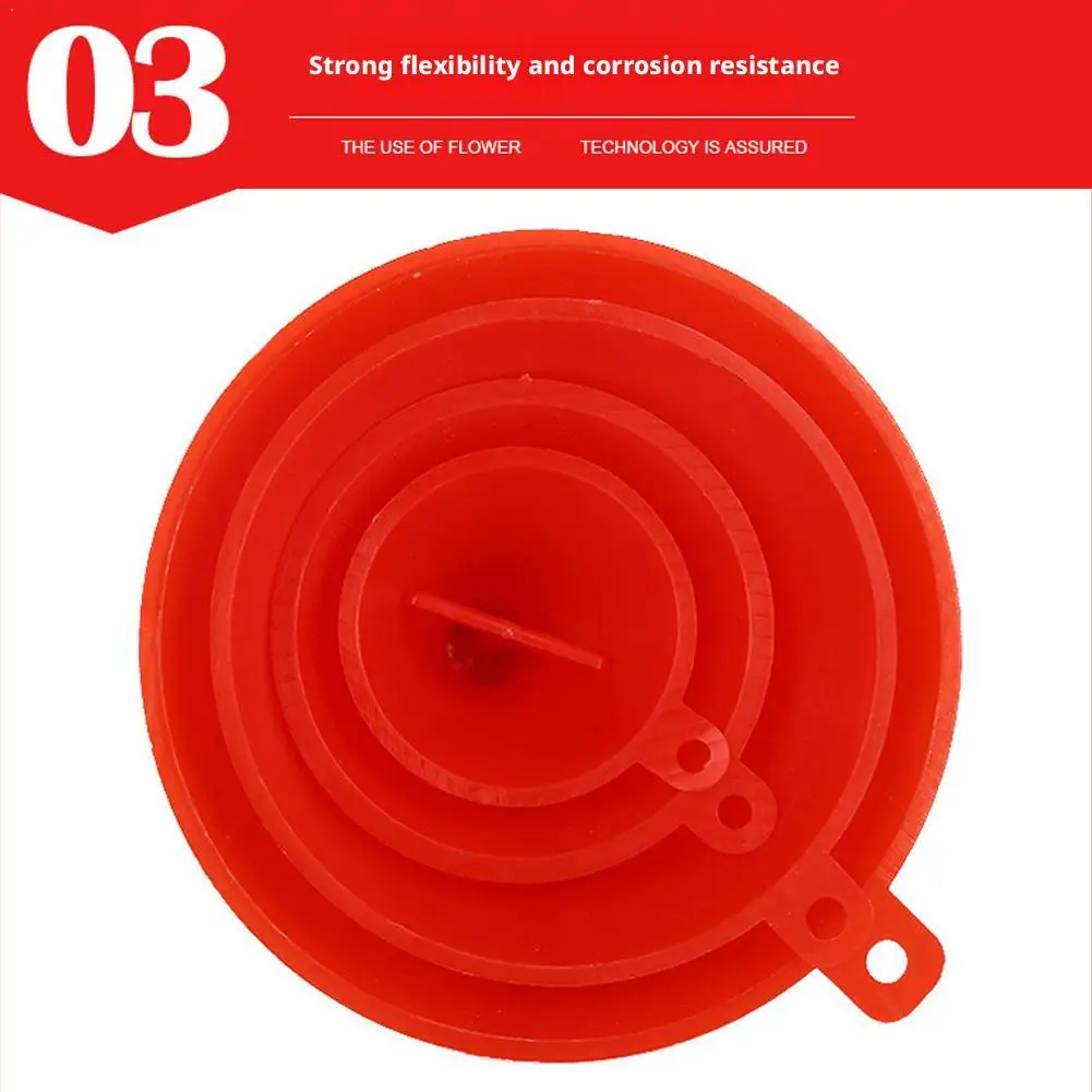 

4pcs Oil Funnel Set Car Oil Funnels Oil Change Refueling Tool Oil Funnels Filling Tool Motorcycle Car Anti Tool