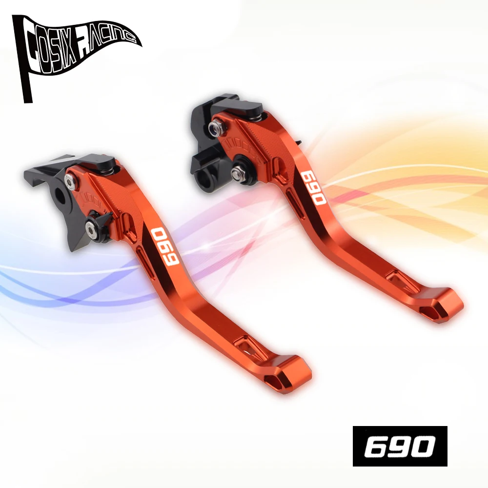 

Fit For 690 Duke 690 SMC SMC-R 2014-2022 Motorcycle CNC Accessories Short Brake Clutch Levers Adjustable Parking Handle Set