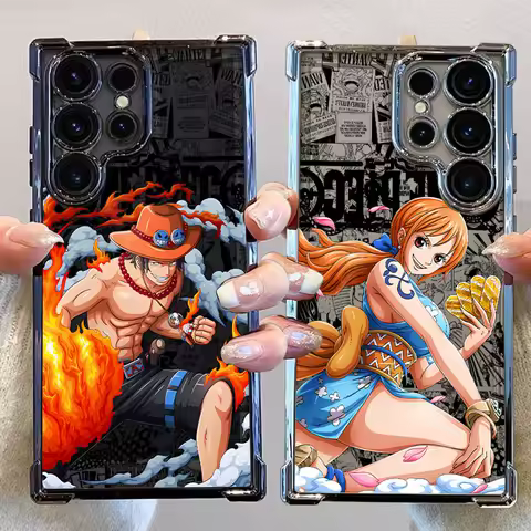 Soft Phone Cover Case for Samsung Galaxy S23 S22 Ultra S25 Edge S20 FE S24 S21 Plus One Piece King Eisnami