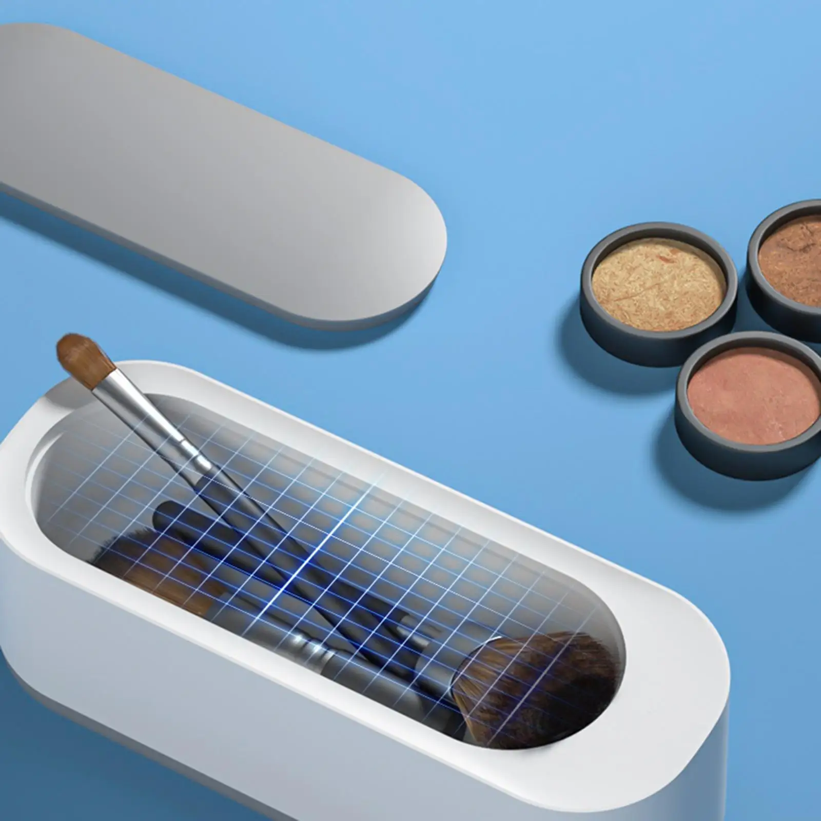 Contact Lens Washer Ultrasonic Mini Wireless Operation 4500Hz Daily Care for Shaver