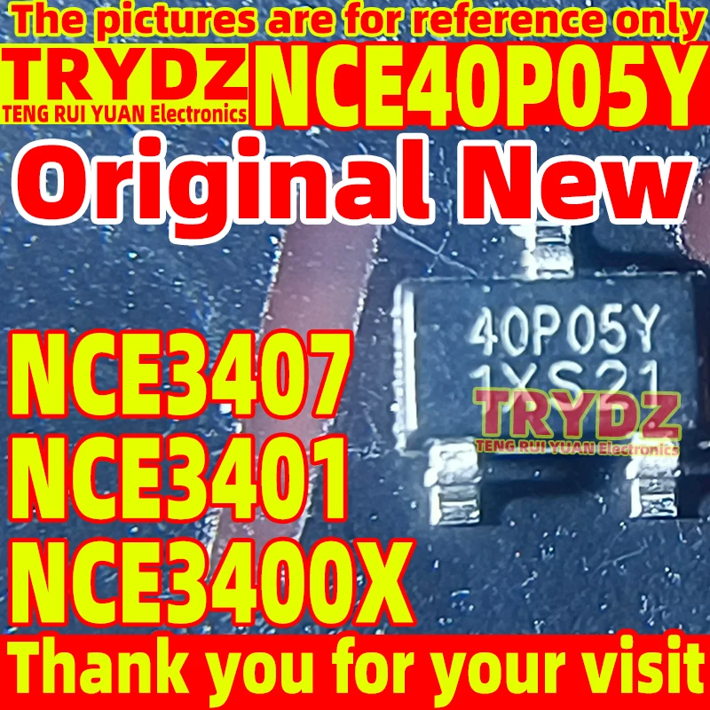200-20pcs Original New NCE3401 NCE3407 NCE3400 NCE3400X NCE40P05Y SOT-23 For Enhanced Power MOSFET Field Effect Transistor