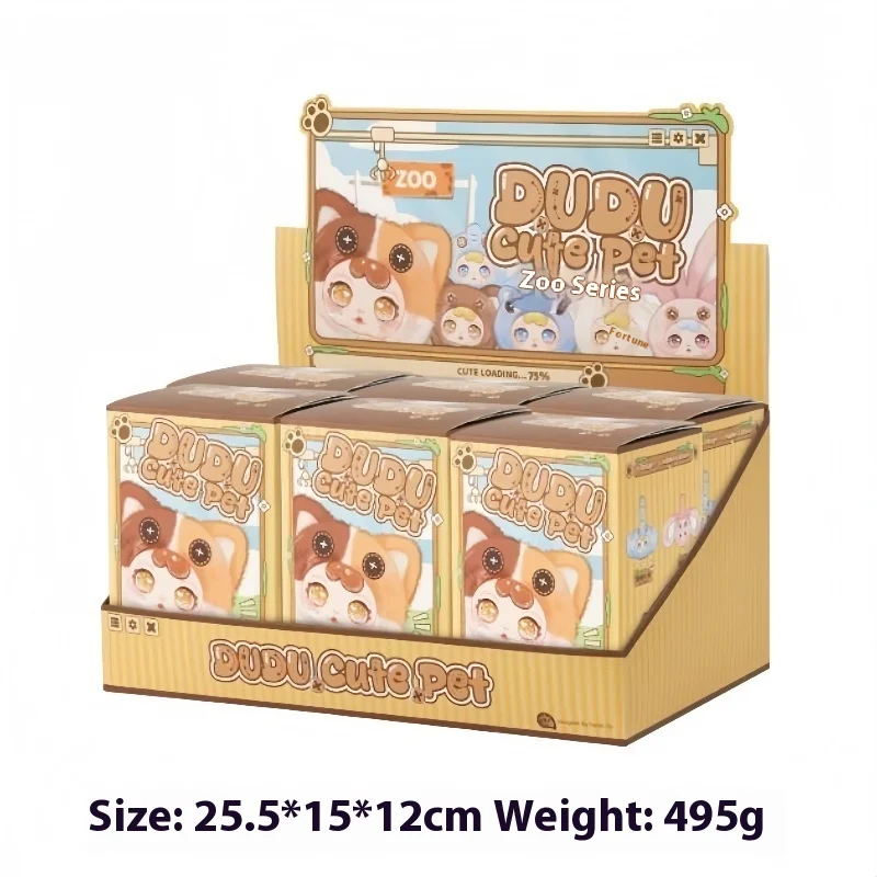 

A beautiful pet zoo pendant blind box plush toy fashionable collectible display bag cute doll gift for her