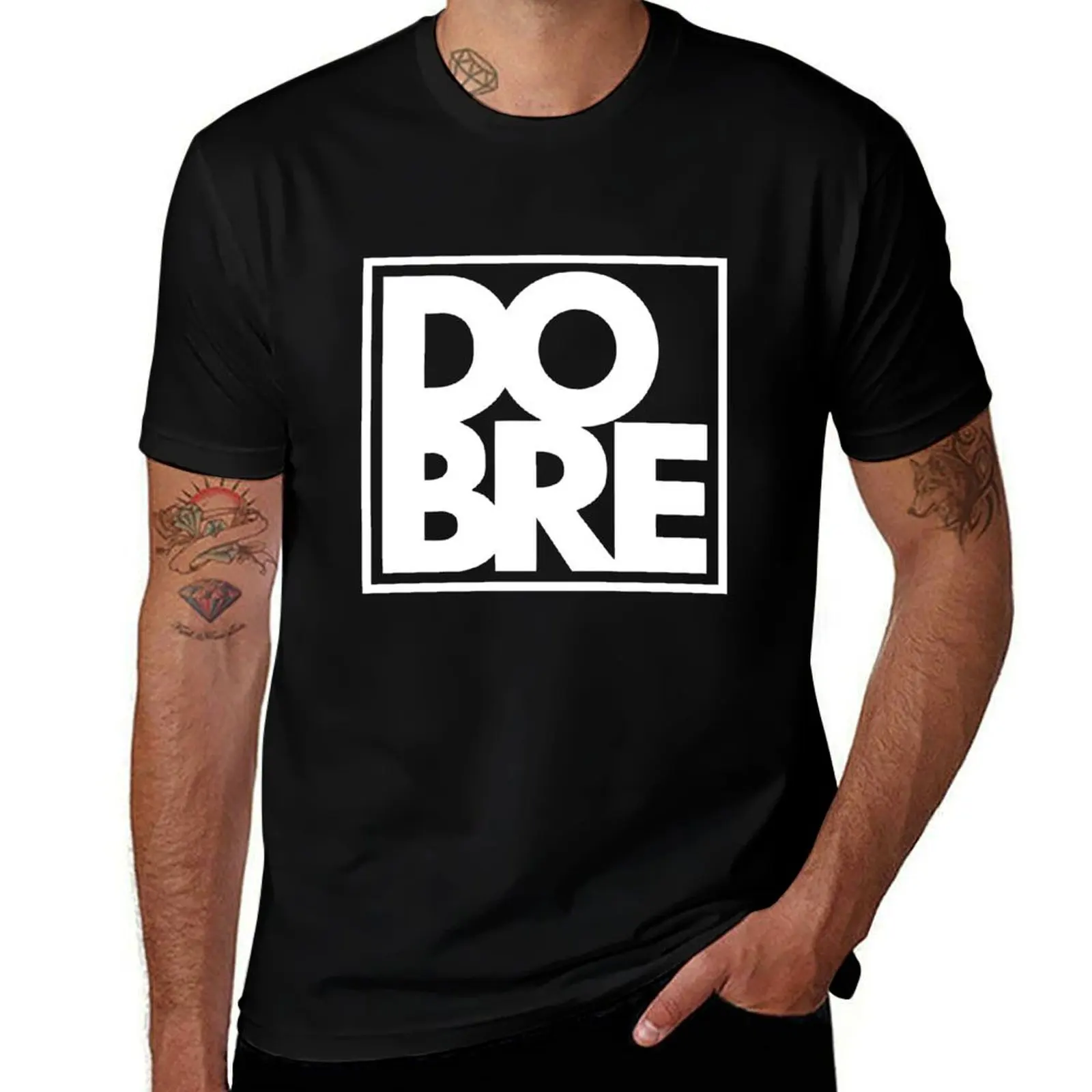 

Dobre Brothers Logo, Dobre Brothers Merch T-Shirt Large Size Basic Casual T-Shirt