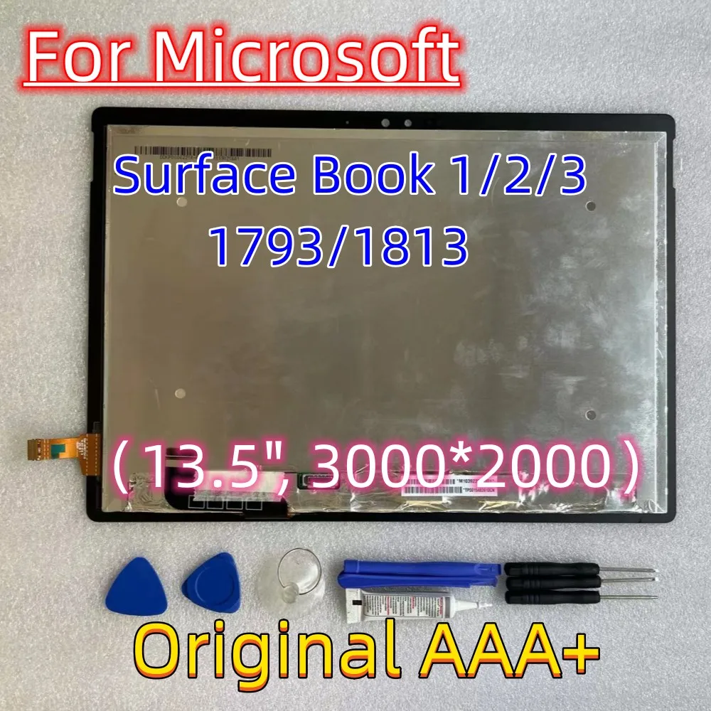 AAA+ Original LCD For Microsoft Surface Book 1 2 LCD Display Touch Screen Digitizer For Surface Book 2 1832 1703 1704 1705 LCD