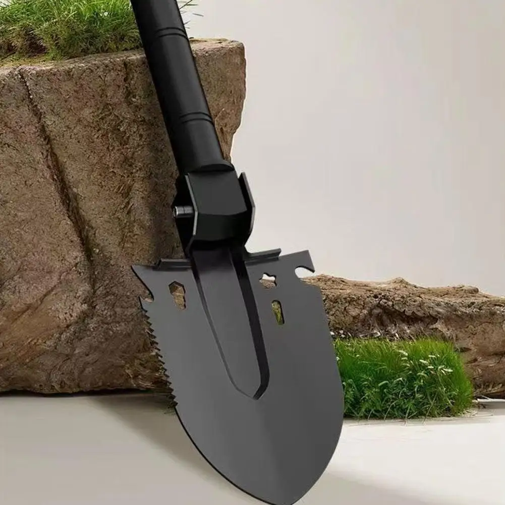 

Многофункциональная инженерная лопата, портативная складная лопата для кемпинга, инструмент для выживания, копания, работы на открытом воздухе, в саду, на пляже, военная лопата