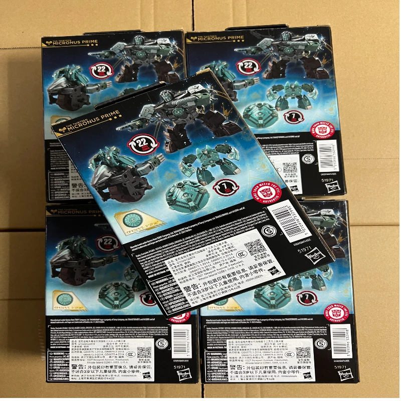 Op voorraad Hasbro Transformers Classic Toys Age Of The Primes Deluxe Micronus Prime Action Figure Robot Toy Collection Gift Hobbie