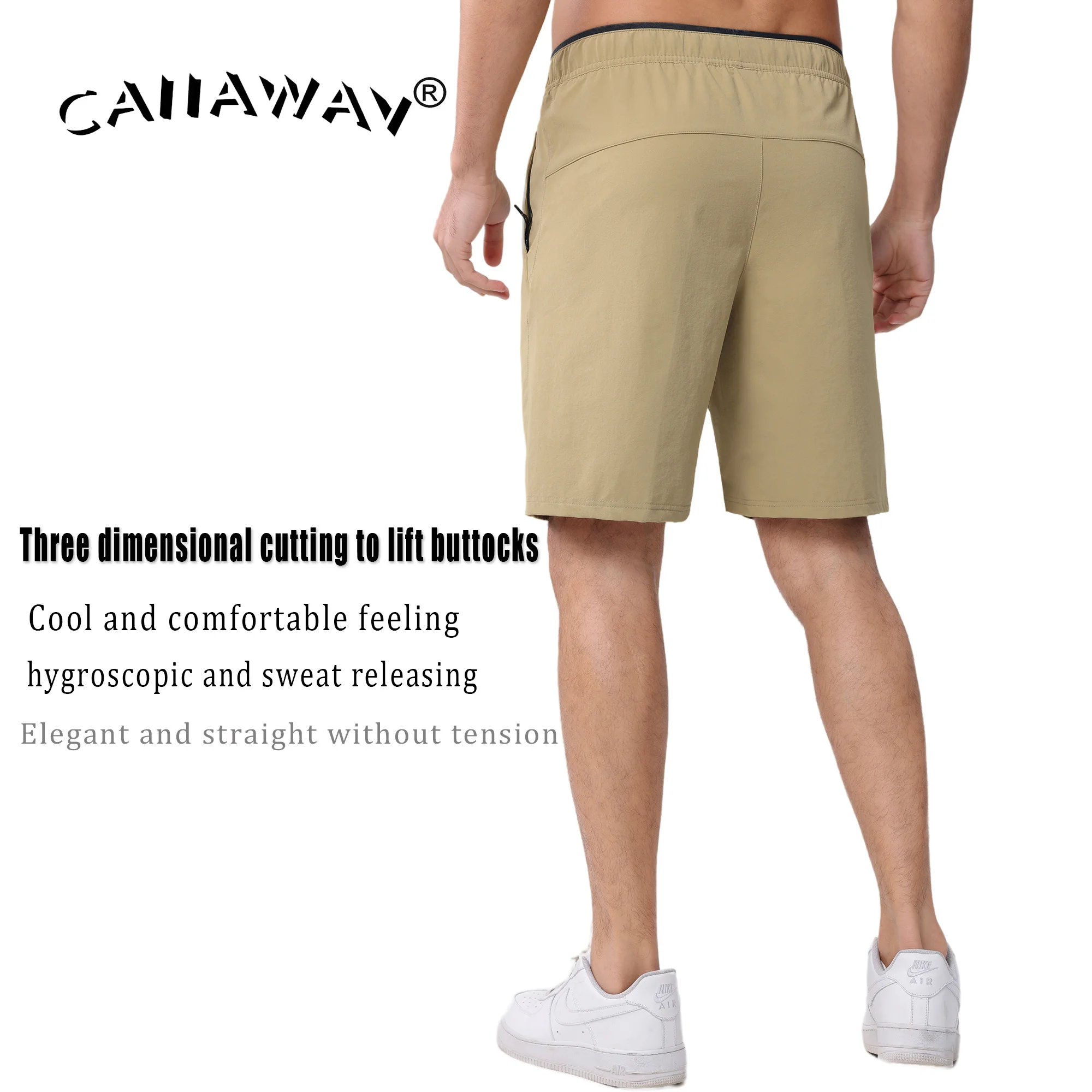 CAIIAWAV pantalones cortos de Golf para hombre, ropa deportiva transpirable, informal, versátil, a la moda, Verano