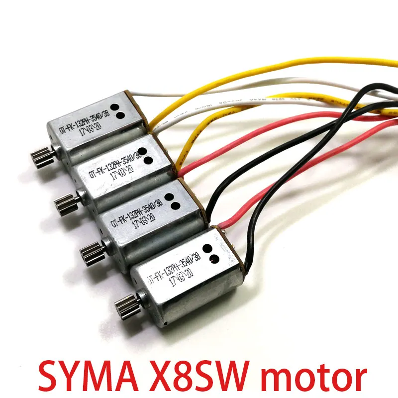 

4PCS Motor Set for SYMA X8SC X8SW Drone Airplane Motor Engine Motor A B Spare Part Replacemet Accessory