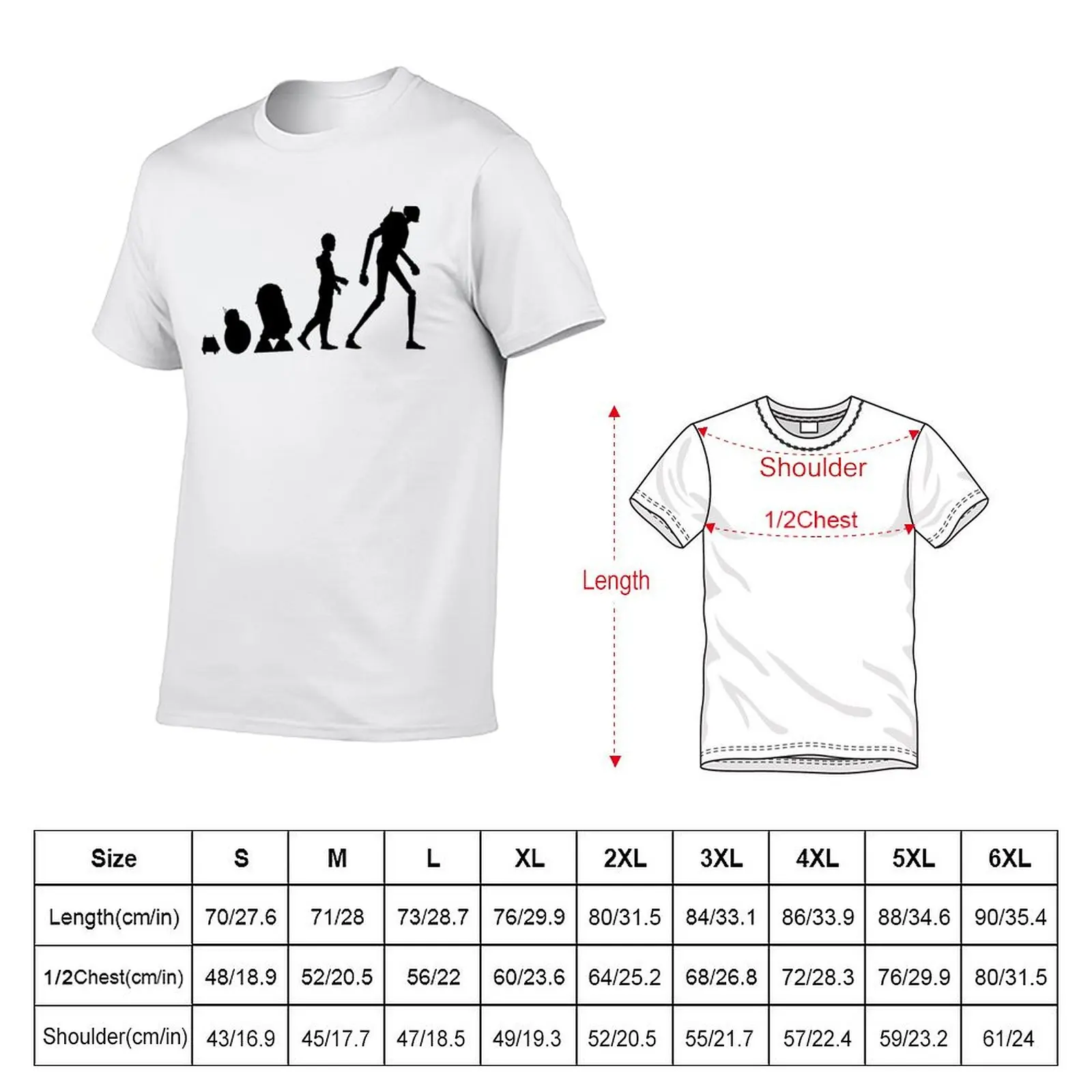 Evolution of Droid T-Shirt Running Performance Short Sleeve Tee