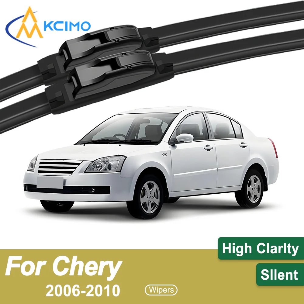 

Premium Rubber Durable Silent Windshield Wiper Blades 2pcs for Chery Chery A5 2006-2010 Front Wiper Blades Set