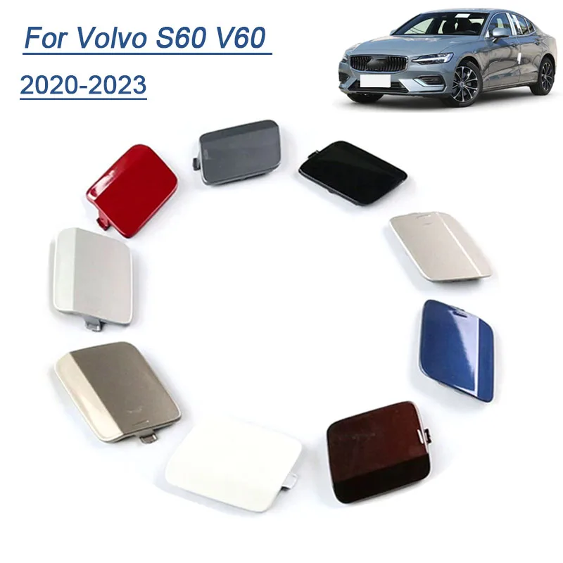 Front Rear Bumper Towing Tow Hook Cover Trailer Cap For VOLVO S60 V60 2020-2023 Car Accessories