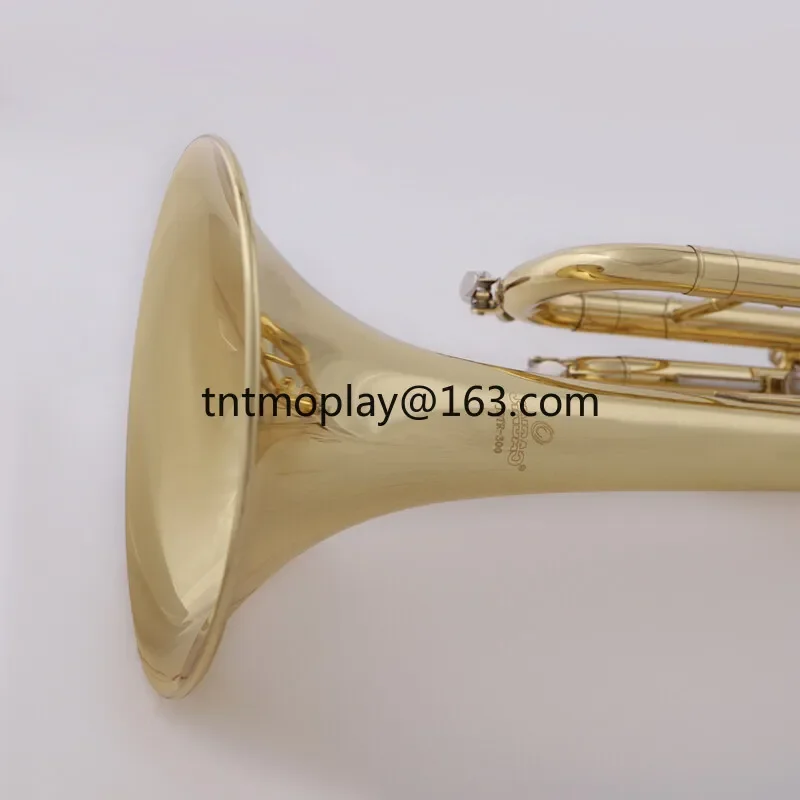 

Advanced Trumpet Instrument Children's Beginner Professional Performance Test JBTR-300 B flat wind instrument