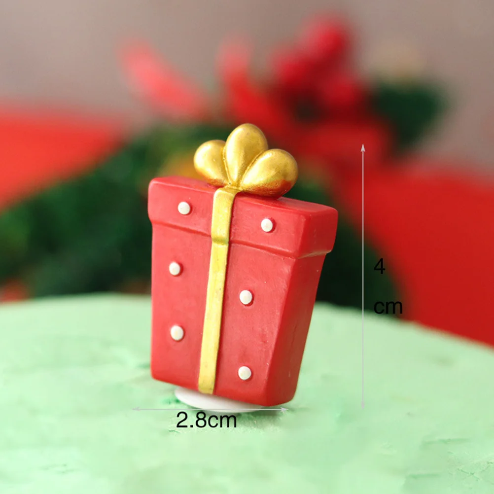 

10Pcs Christmas Decoration Toppers Adorable Cartoon Cake Picks for Holiday Party Baking Decor Christmas Cake Toppers