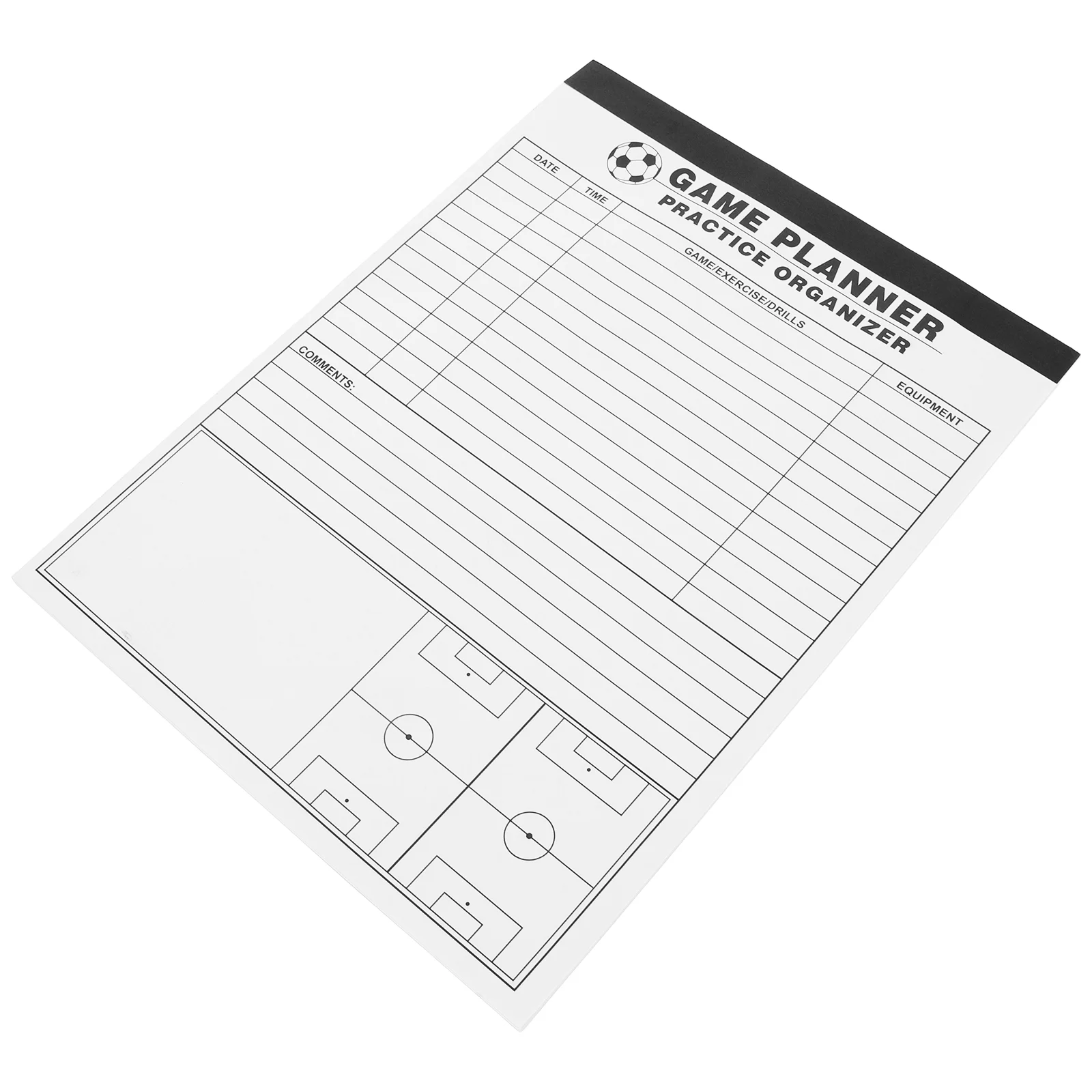 Football Record Book Score Tool Basketball Scorebook Sports Sheet Supplies Warning Cards Paper