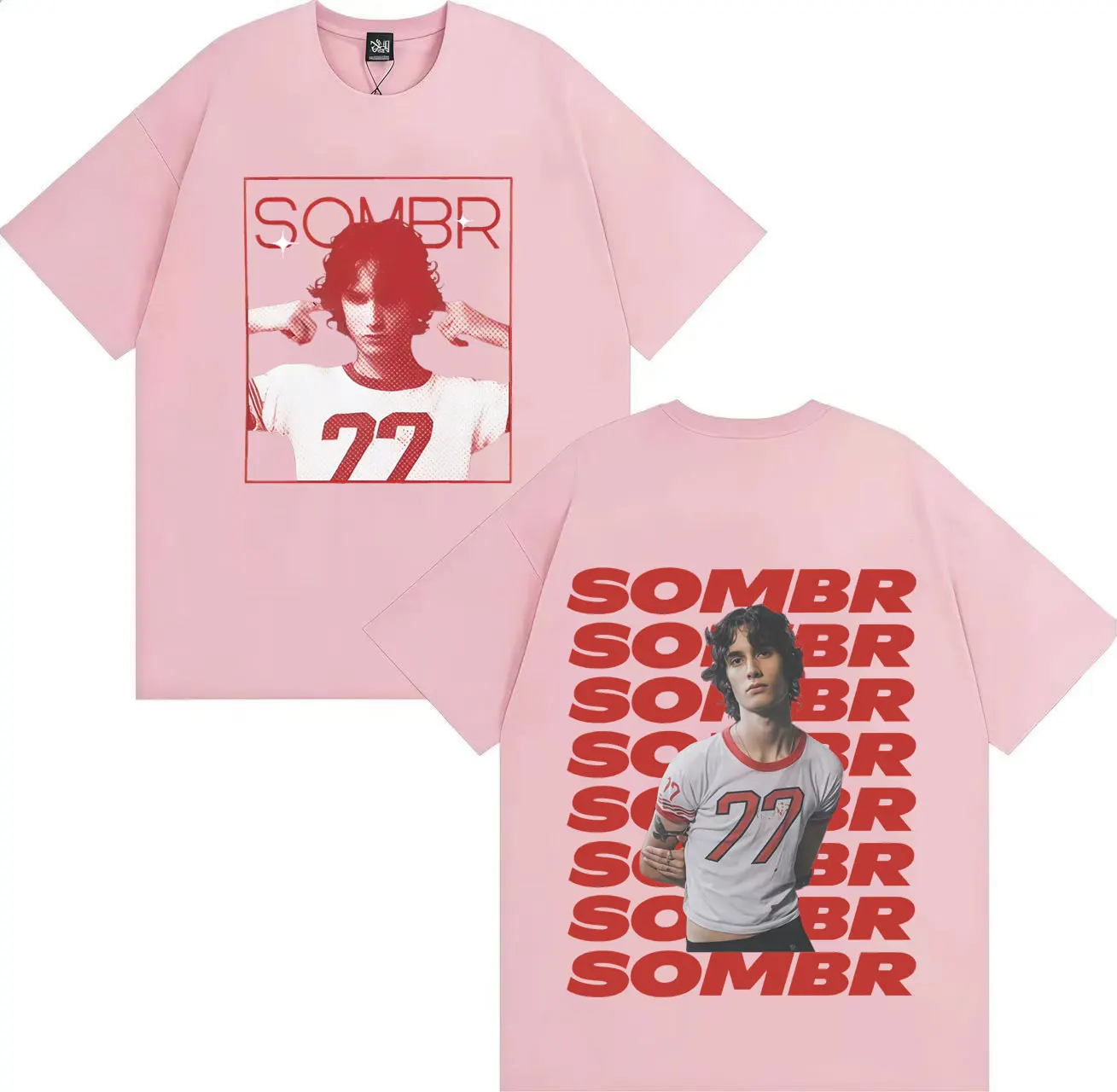 Streetwear SOMBR The Late Nights Young Romance Tour 2025 Gothic Music Teenagers Y2K T-Shirt Mens Women Oversized Tee Unisex Tops